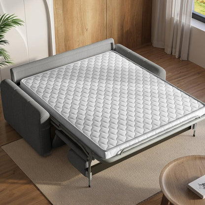 Canapé convertible 3 places tissu gris — Isandro