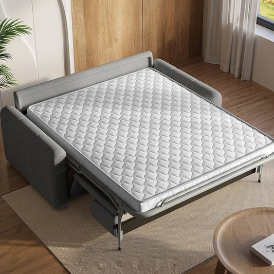 Canapé convertible 3 places tissu gris — Isandro