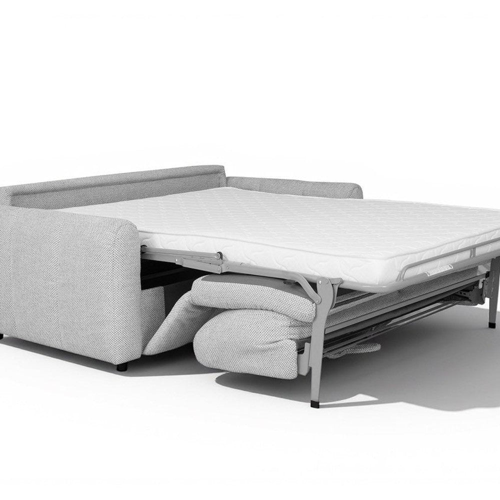 Canapé convertible 3 places tissu gris — Isandro