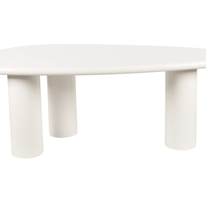 Table à manger asymétrique beige 8 personnes — Aveline
